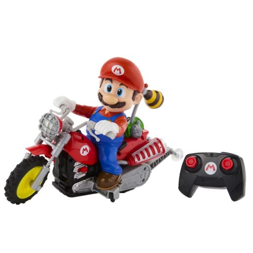Hot Wheels Super Mario Bros - Super Mario Galaxy Movie Mario wheelie motocross RC
