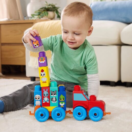 MEGA Bloks Build & Match Animal Tractor 30pcs