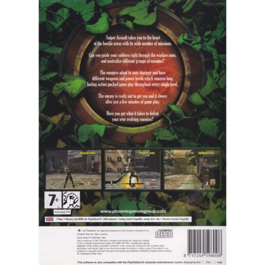 Sniper Assualt Playstation 2 PS2 (Begagnad)