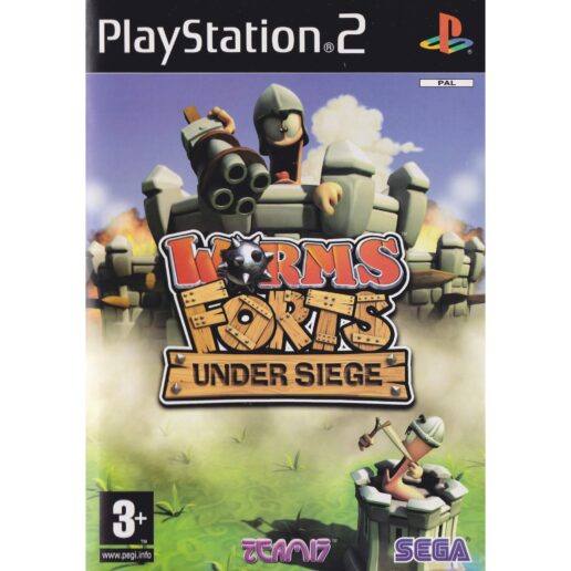 Worms Forts Under Siege Playstation 2 PS2 (Begagnad)