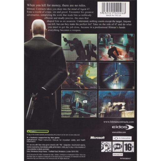 Hitman Contracts Xbox (Begagnad)