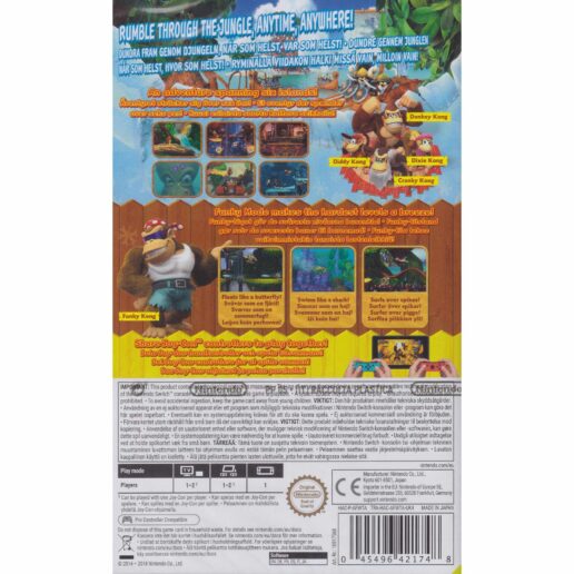 Donkey Kong Country Tropical Freeze Nintendo Switch Nordic
