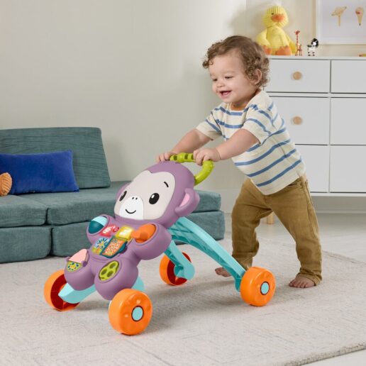 Laugh & Learn Purple Monkey Walker First Steps