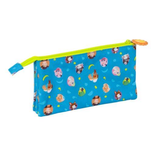 La Granja de Zenon triple pencil case