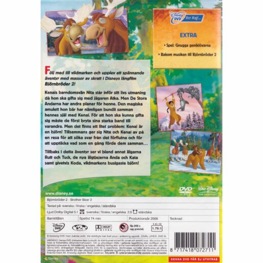 Björnbröder 2 DVD (Begagnad)