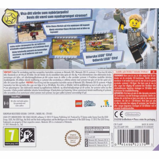 Lego City Undercover The Chase Begins Nintendo 3DS Nordic (Begagnad)