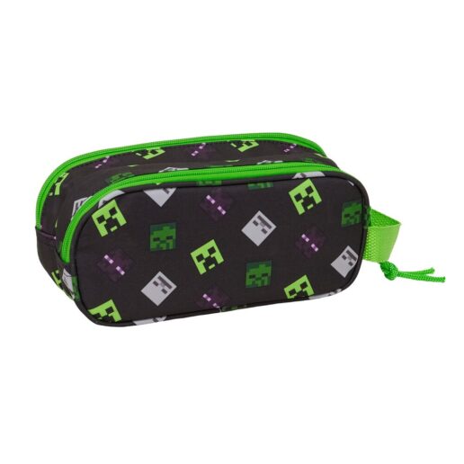 Minecraft 3D double pencil case
