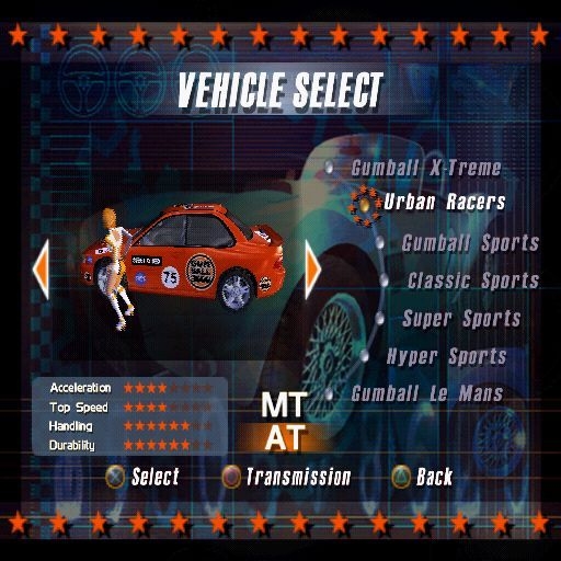 Gumball 3000 Playstation 2 PS2 (Begagnad)