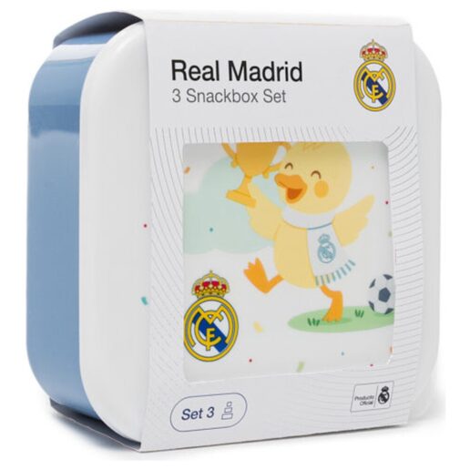 Real Madrid 3 lunch boxes set