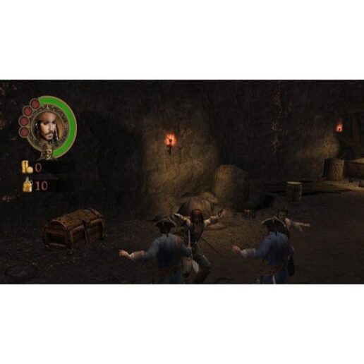 Pirates of the Caribbean The Legend of Jack Sparrow Playstation 2 PS2 Platinum (Begagnad)