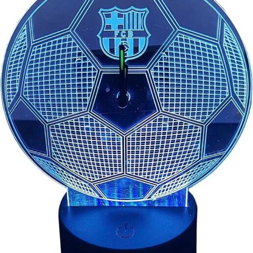 F.C. Barcelona LED methacrylate clock