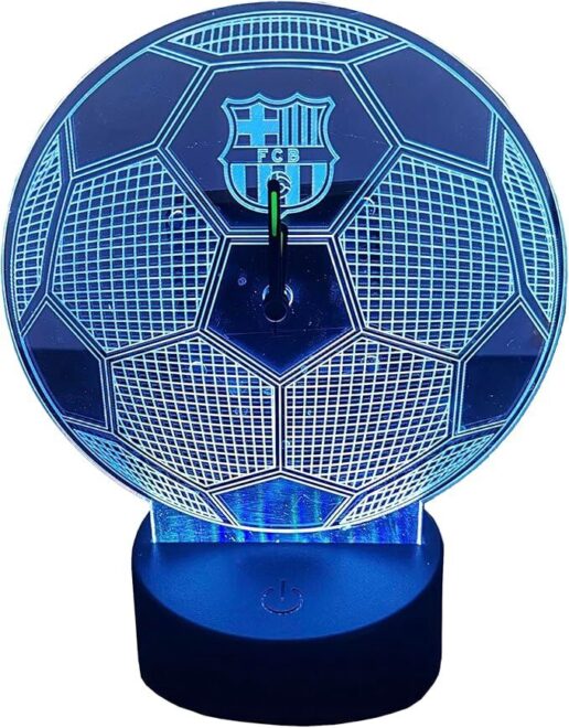 F.C. Barcelona LED methacrylate clock