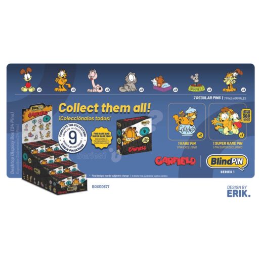 Garfield pin mystery collectible