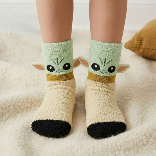 Star Wars The Mandalorian Baby Yoda anti-slip socks