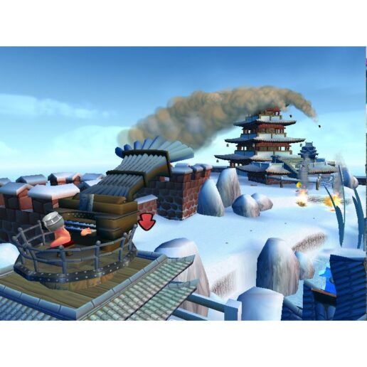 Worms Forts Under Siege Playstation 2 PS2 (Begagnad)