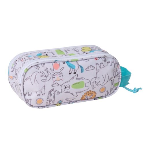 Lion 3D double pencil case