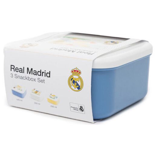 Real Madrid 3 lunch boxes set