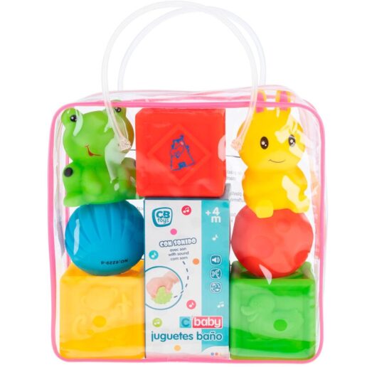 Bathroom animals set sound 8pcs
