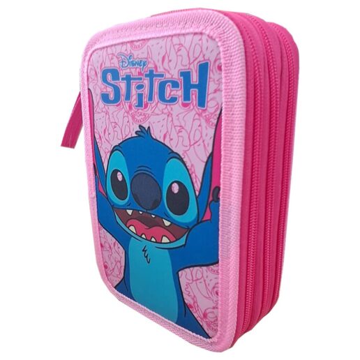 Disney Stitch triple pencil case