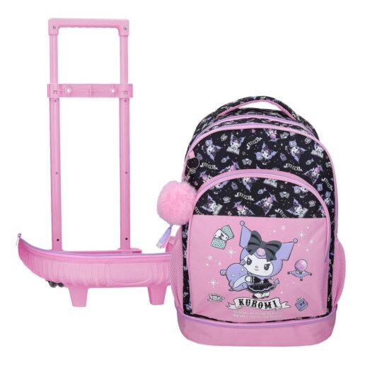 Hello Kitty Kuromi Fortune Telling extraible compact trolley 43cm