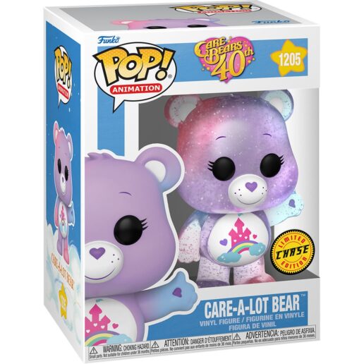 POP figure Care Bears 40th Anniversary Care a Lot Bear Chase POP figure Care Bears 40th Anniversary Care a Lot Bear Chase