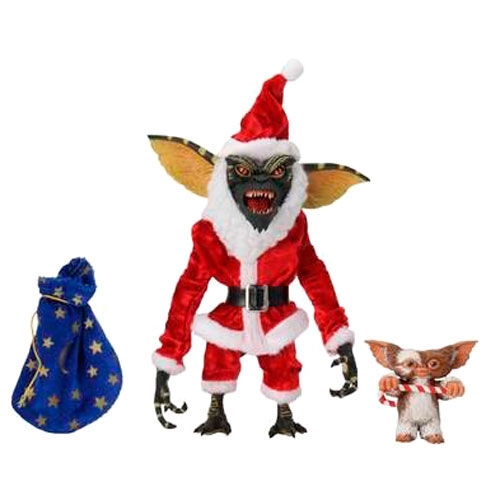 Gremlins Santa Stripe and Gizmo pack 2 figures 18cm