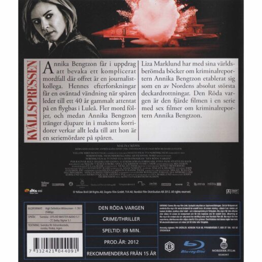 Den röda vargen Blu-Ray (Begagnad)