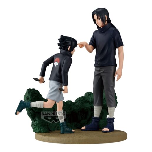 Naruto Shippuden Memorable Saga Sasuke Uchiha & Itachi Uchiha figure 14cm