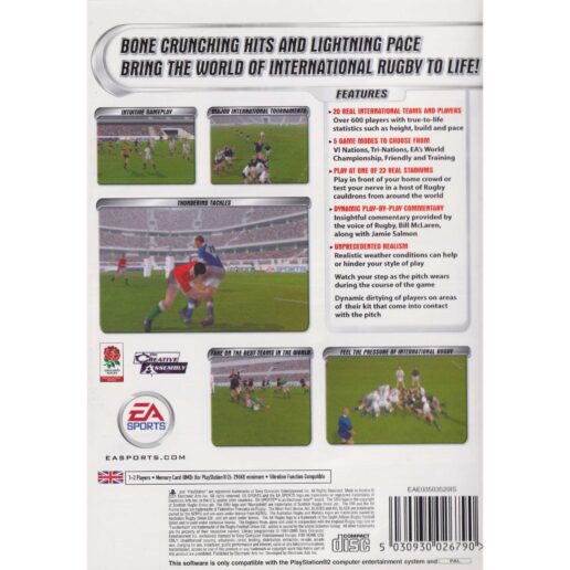 Rugby Playstation 2 PS2 (Begagnad)