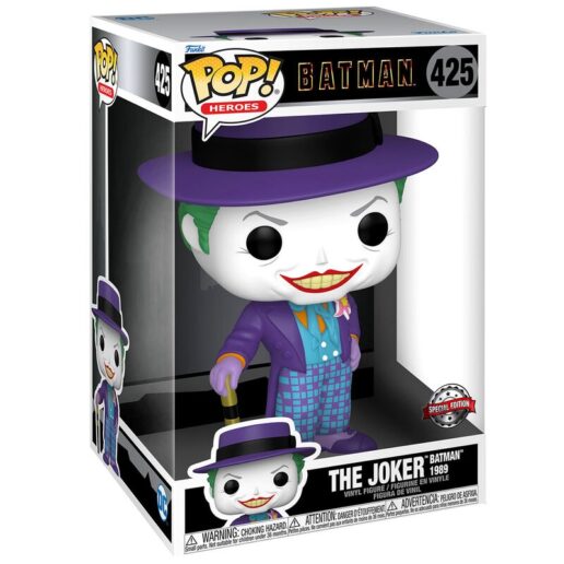 POP figure Jumbo DC Comics Batman 1989 Joker with Hat Exclusive 25cm