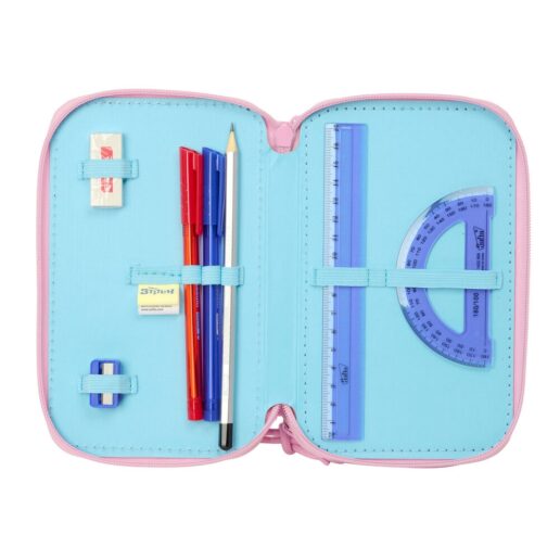 Disney Stitch Waves triple pencil case 37pcs