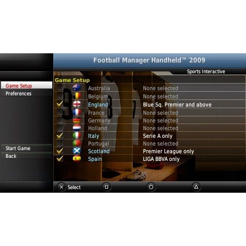 Football Manager Handheld 2009 Playstation Portable PSP Swedish (Begagnad)