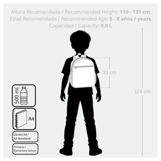 Disney Mickey High Speed adaptable backpack 33cm