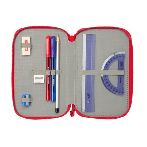 Disney Mickey & Friends Racing triple pencil case 37pcs