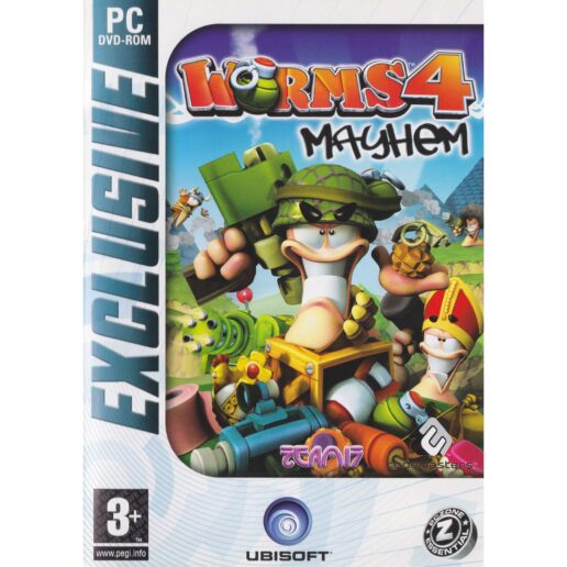 Worms 4 Mayhem PC DVD Exclusive (Begagnad)
