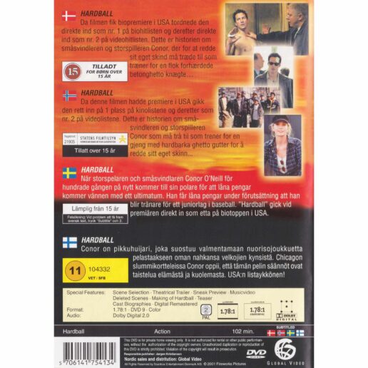 Hardball DVD (Begagnad)