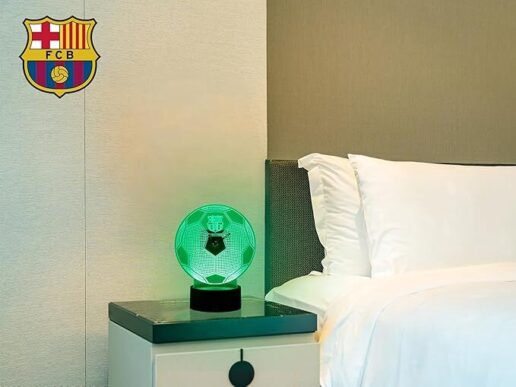 F.C. Barcelona LED methacrylate clock