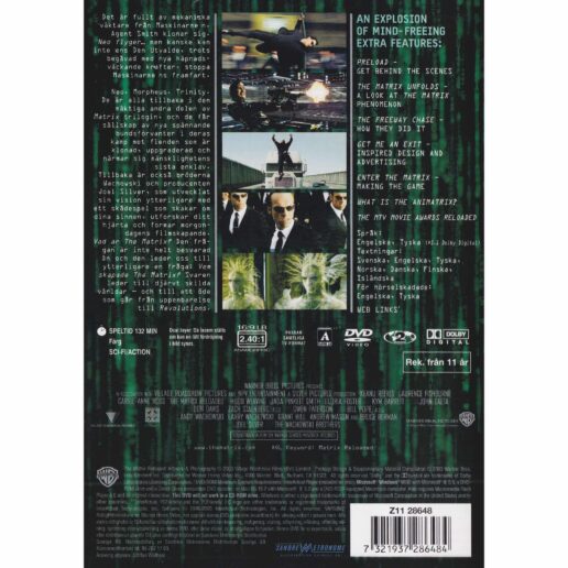 The Matrix Reloaded DVD (Begagnad)
