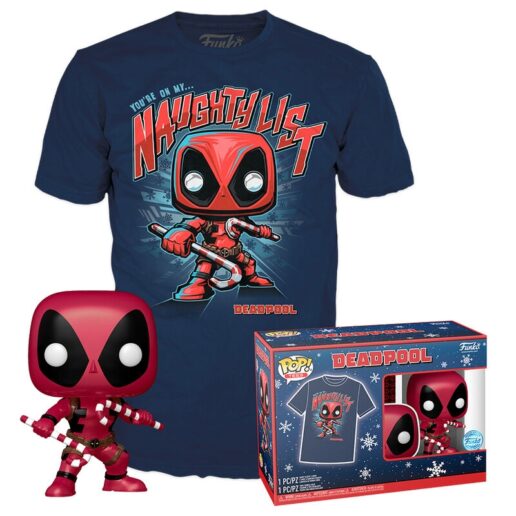 Set figure POP & Tee Marvel Deadpool (Medium)