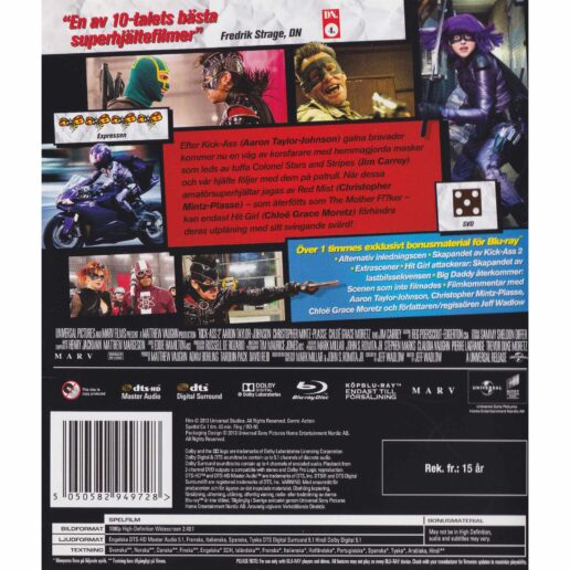 Kick Ass 2 Blu-Ray (Begagnad)