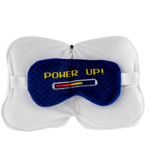 Relaxeazzz Game Over travel pillow eye mask