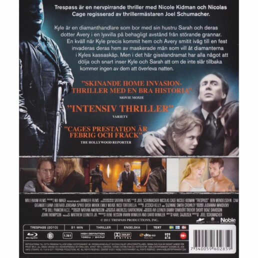 Trespass Blu-Ray (Begagnad)