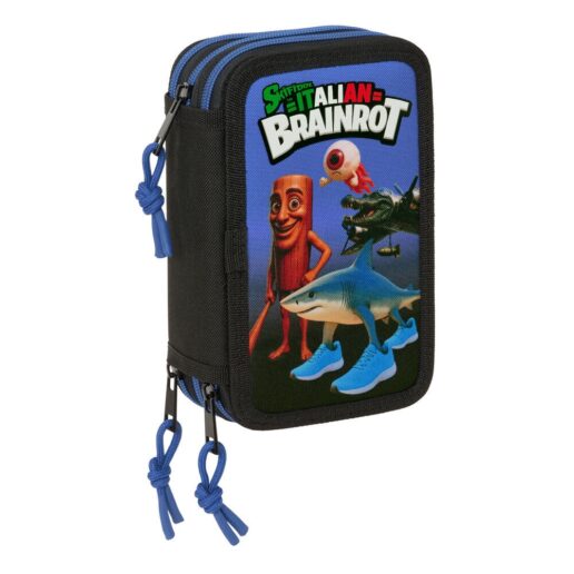 Brainrot triple pencil case 37pcs