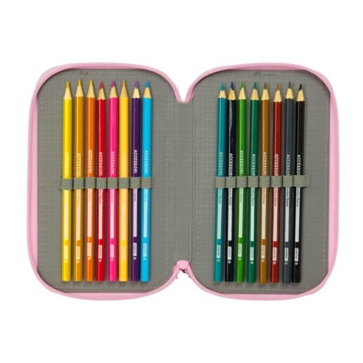 Hello Kitty & Friends triple pencil case 37pcs