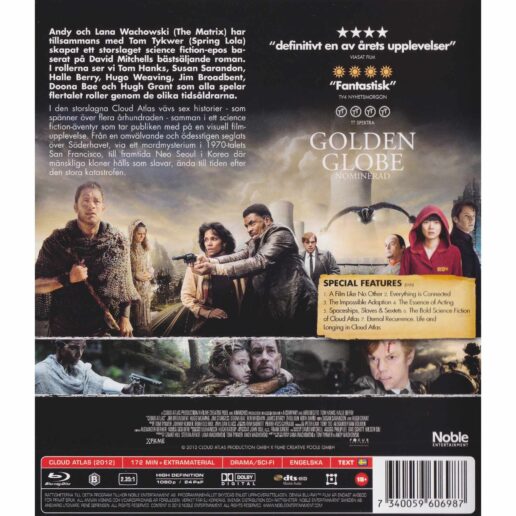 Cloud Atlas Blu-Ray (Begagnad)