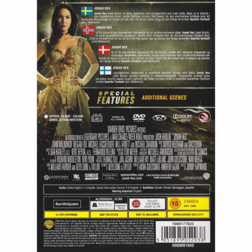 Jonah Hex DVD (Begagnad)