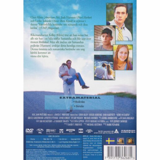 Here on Earth DVD (Begagnad)