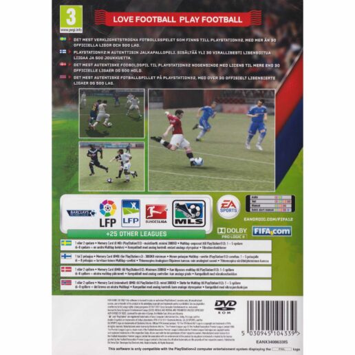 FIFA 12 Playstation 2 PS2 Nordic (Begagnad)
