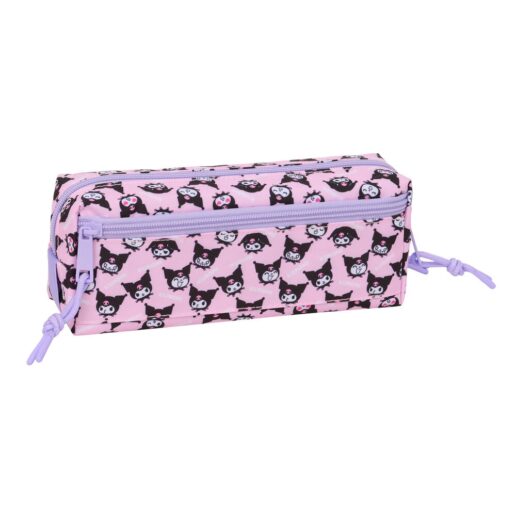 Hello Kitty Kuromi triple pencil case