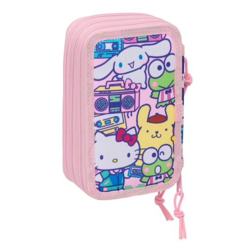 Hello Kitty & Friends triple pencil case 37pcs